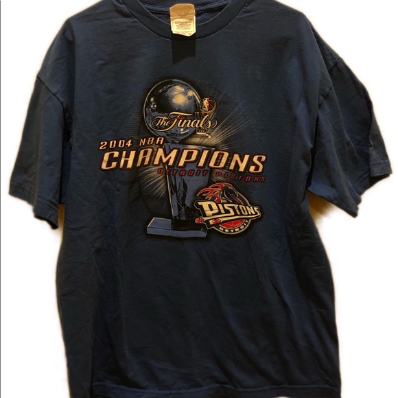 DETROIT Pistons xl 2004 world champion t shirt xl - Picture 4 of 8